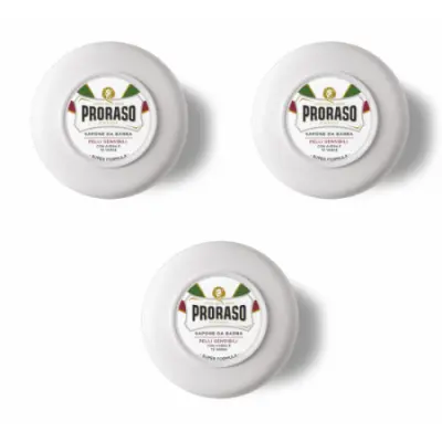 3-pack Raktvål Sensitive Green Tea - Utan box