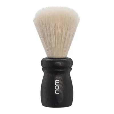 ALFRED Shaving Brush Natural Bristle - Black Ash