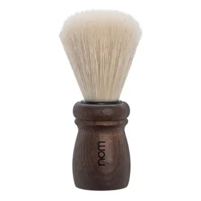ALFRED Shaving Brush Natural Bristle - Dark Ash