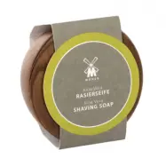 Aloe Vera Wooden Bowl with Shaving Soap