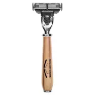Benjamin Barber Nobel Mach3 Razor Olive Wood