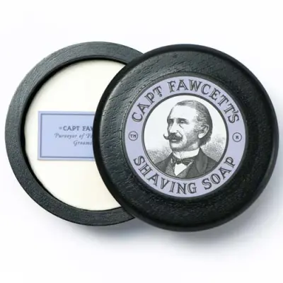 Captain Fawcett Lyxig Raktvål i Träskål (Svart, 100 g)
