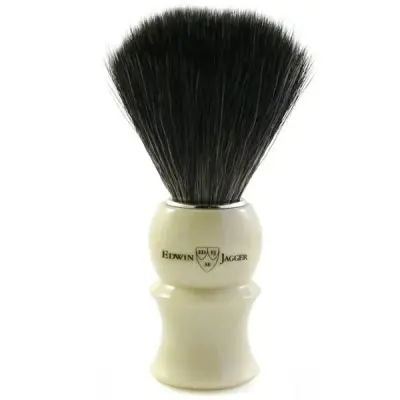 Edwin Jagger Ivory Synthetic Shaving Brush