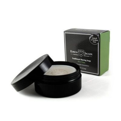 Edwin Jagger Natural Traditional Shaving Soap Med Aloe Vera