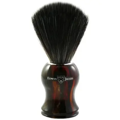 Edwin Jagger Tortoiseshell Synthetic Shaving Brush