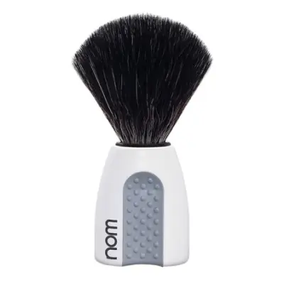 ERIK Shaving Brush Black Fibre - White