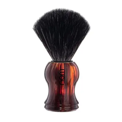 GUSTAV Shaving Brush Black Fibre - Havanna