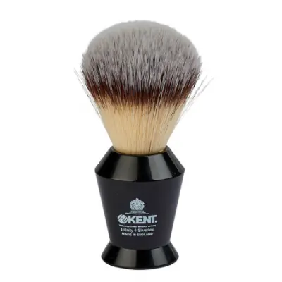 Infinity Silvertex Synthetic Shaving Brush Black