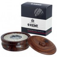 Kent Brushes Luxury Shaving Soap Dark Oak Wood