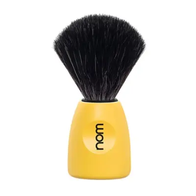 LASSE Shaving Brush Black Fibre - Lemon