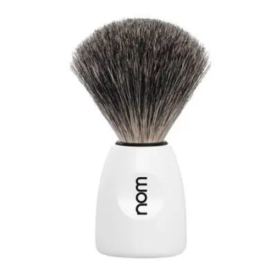 LASSE Shaving Brush Pure Badger - White