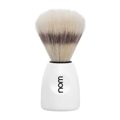 LASSE Shaving Brush Pure Bristle - White