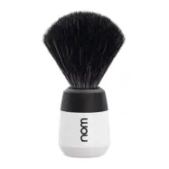 MAX Shaving Brush Black Fibre - White