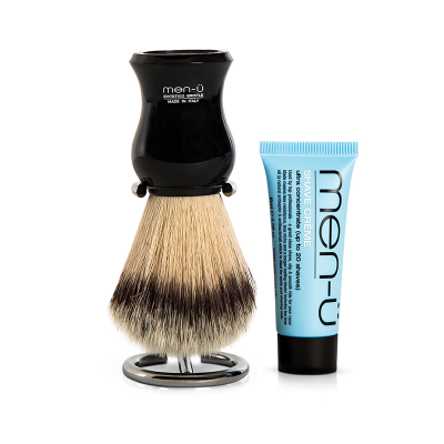 Men-Ü Rakborste och hållare Premier - Svart