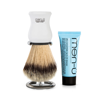 Men-Ü Rakborste och hållare Premier - Vit