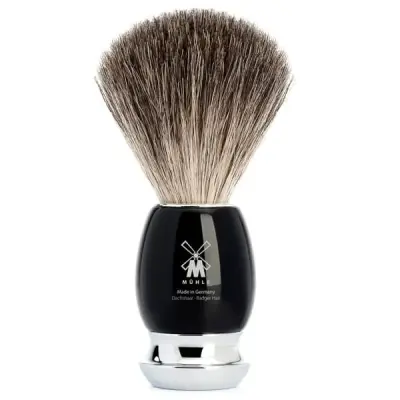 MÜHLE Vivo Pure Badger Shaving Brush Black