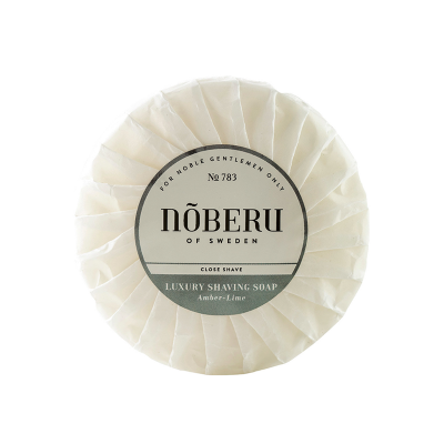 Nõberu Luxury Shaving Soap - Amber-Lime (100 g)