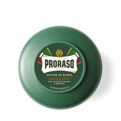 Proraso Raktvål i grön skål - Eucalyptus Olja&Menthol (150 ml)