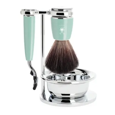 RYTMO Mach3 Rakkit Black Fibre - Resin Mint med skål