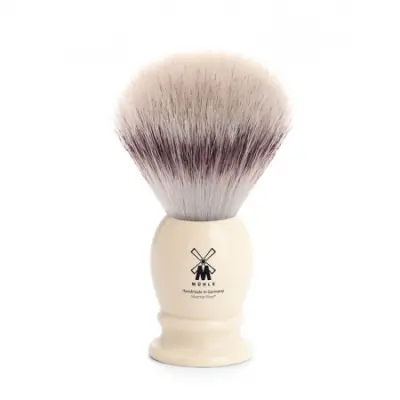 Syntetisk Rakborste CLASSIC Resin Ivory Silvertip Fibre - M