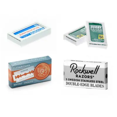 Dubbelrakblad Paket Medium x40