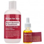 Recipe for men Beard Shampoo + Elixir