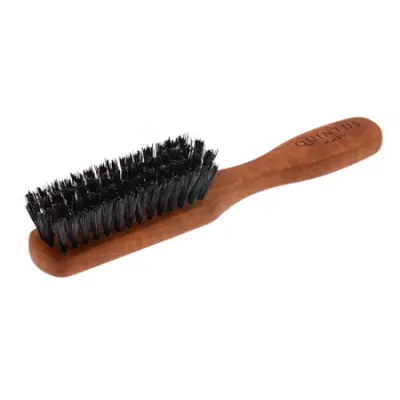 Beard Brush Pearwood with Handle - Wild Boar Bristles