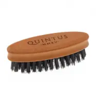 Small Beard Brush Pearwood - Wild Boar Bristles