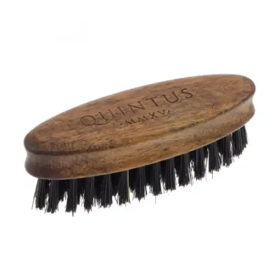 Small Beard Brush Walnut - Wild Boar Bristles