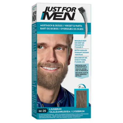 Mustasch och Skäggfärg Light Brown