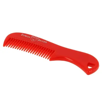 Edwin Jagger Beard & Moustache Comb Red