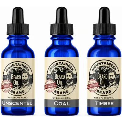 Mountaineer Brand Beard Oil Unscented + Coal + Timber
