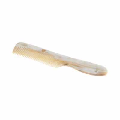 QOT Skäggkam i horn med handtag