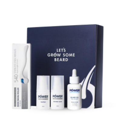 Beard Growth Kit + Power Beard Oil