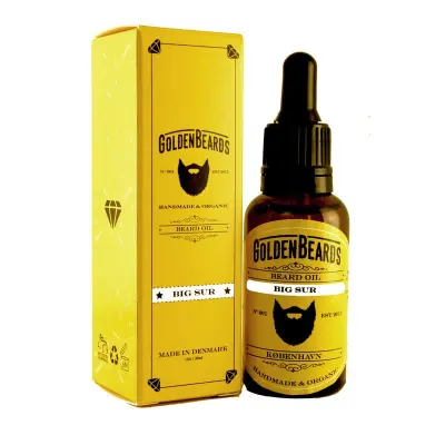 Golden Beards Ekologisk Skäggolja - Big Sur (30 ml)