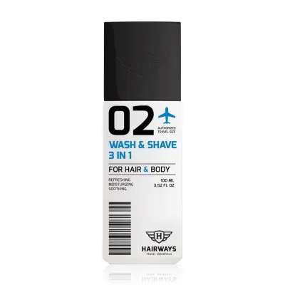 Hairways 02 Wash&Shave 3 In 1 (100 ml)