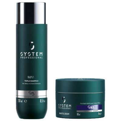 SYSTEM Man Shampoo + Styling DUO