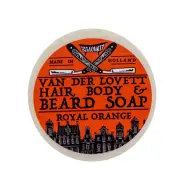 Van Der Lovett Hair, Body &amp; Beard Shampoo Soap Bar Royal Orange