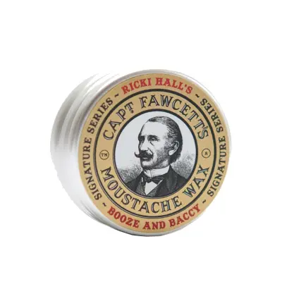 Captain Fawcett Ricki Hall's Booze&Baccy Moustache Wax (15 ml)