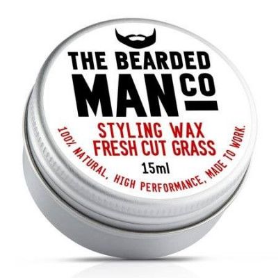 The Bearded Man Fresh Cut Grass Moustache Wax (15 ml)