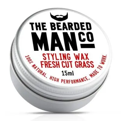 The Bearded Man Fresh Cut Grass Moustache Wax (15 ml)