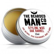 The Bearded Man Oak Barrel Moustache Wax