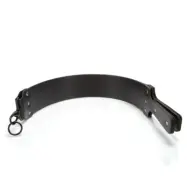 Benjamin Barber Strigel i läder och canvas med läderhandtag