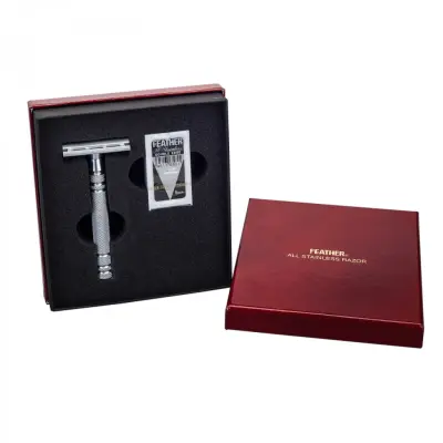 Feather AS-D2 All Stainless Steel Luxury Safety Razor