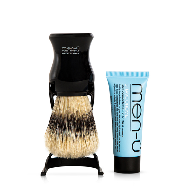 Men-Ü Rakborste och hållare - Svart (Pure Bristle)