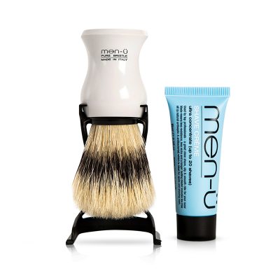 Men-Ü Rakborste och hållare - Vit