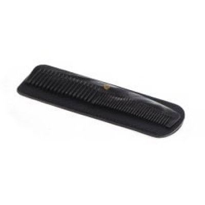 QOT Kam i horn med läderfodral