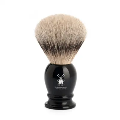 Rakborste Silvertip Badger CLASSIC Resin Black - L