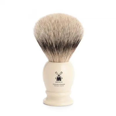 Rakborste Silvertip Badger CLASSIC Resin Ivory - L