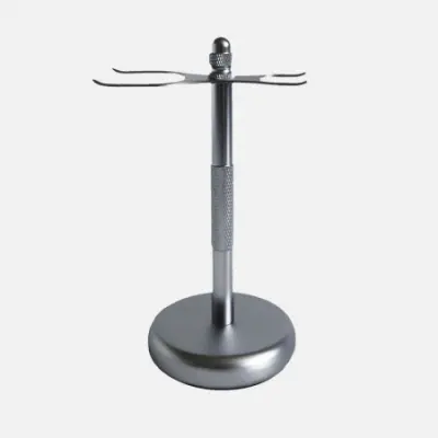 Rockwell Shave Stand - Brushed Chrome